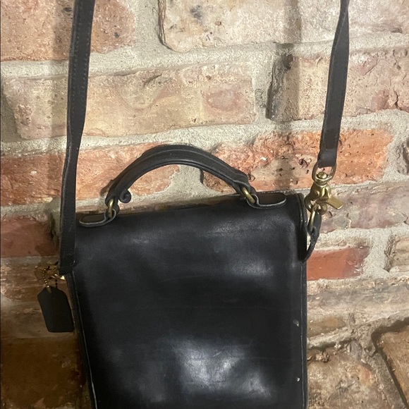 Vintage Coach Station Bag 5130 Black USA 1990 - Picture 12 of 12